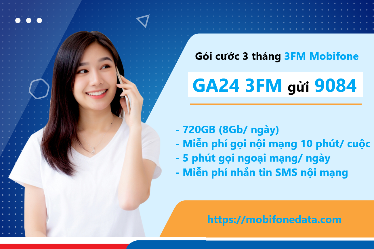 gói cước 3fm mobifone