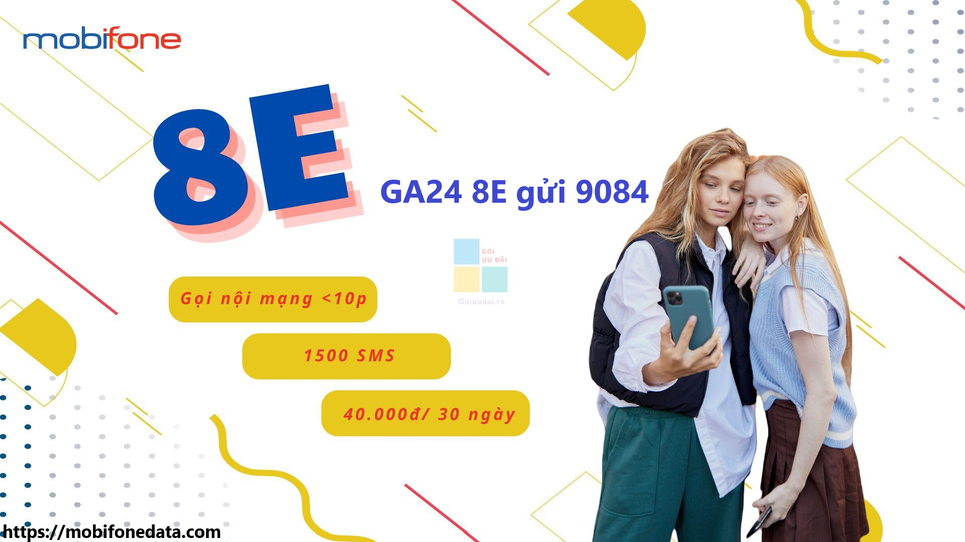 Gói cước 8E Mobifone - Miễn phí gọi nội mạng 3