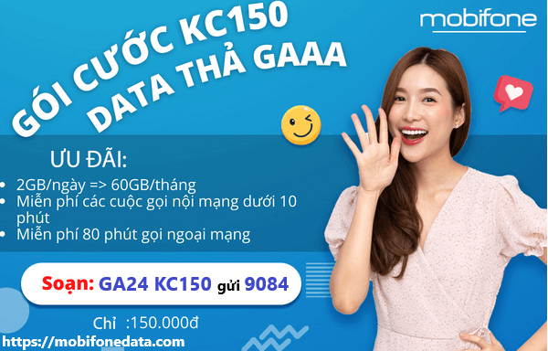 Gói cước KC150 Mobifone - combo ưu đãi hot nhất 3