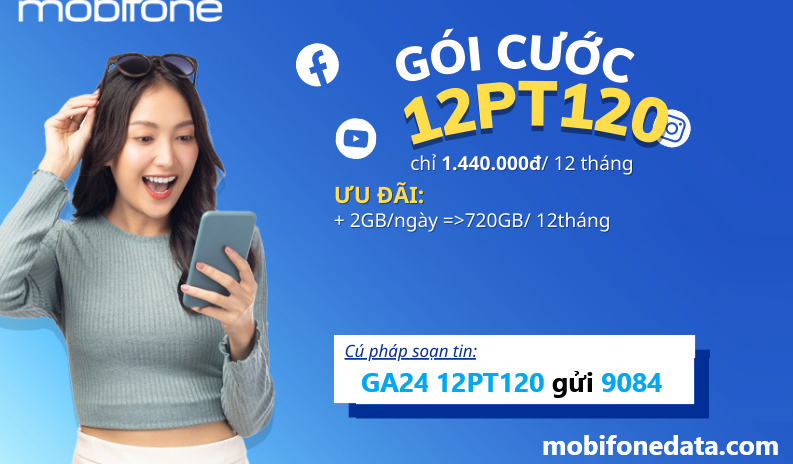 Gói cước 12PT120 Mobifone